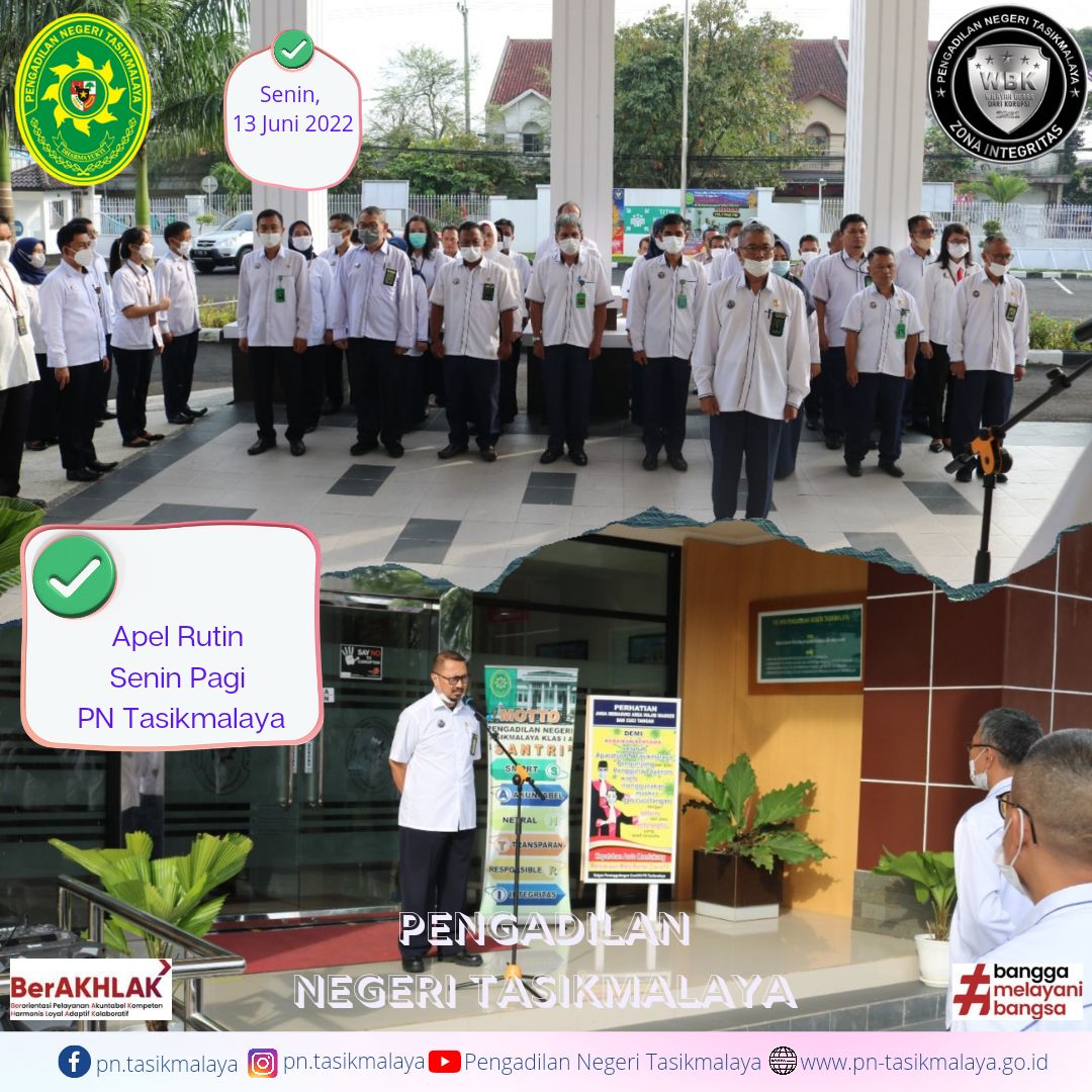 Apel Pagi Senin 130622