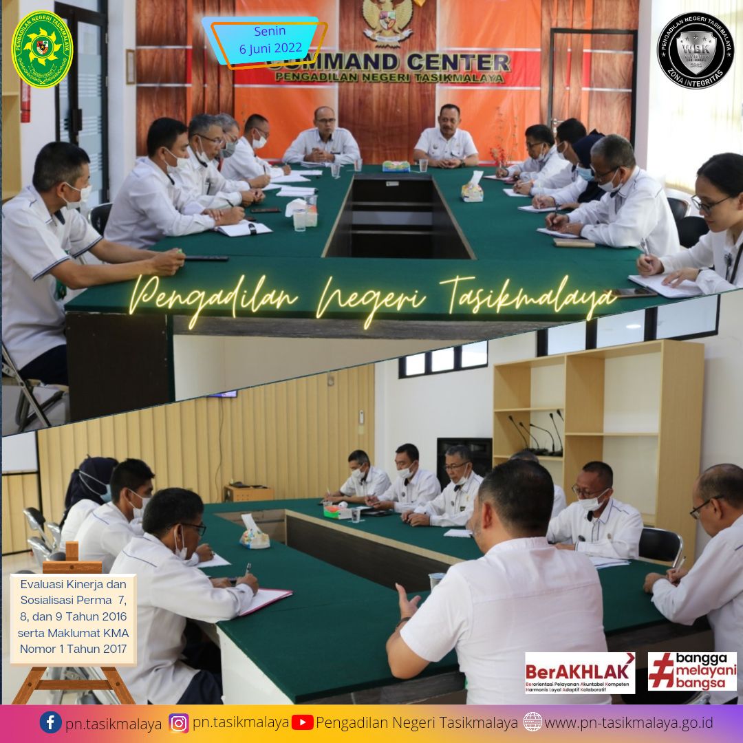 Evaluasi Kinerja dan Sosialisasi 060622