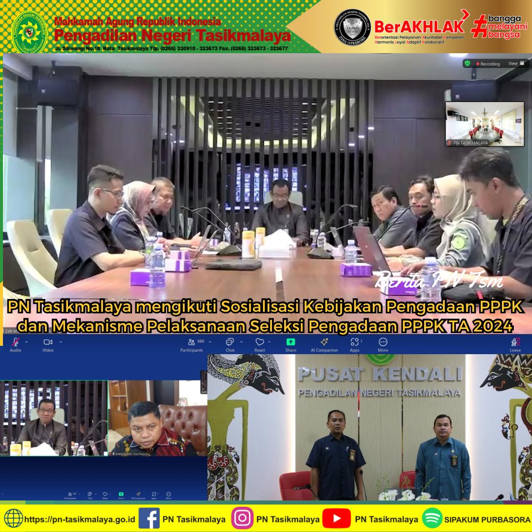 Zoom Sosialisasi Kebijakan Pengadaan PPPK