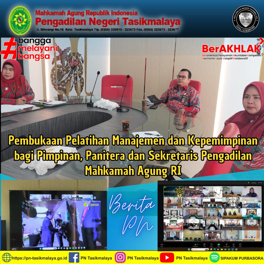 pembukaan pelatihan menpim 2