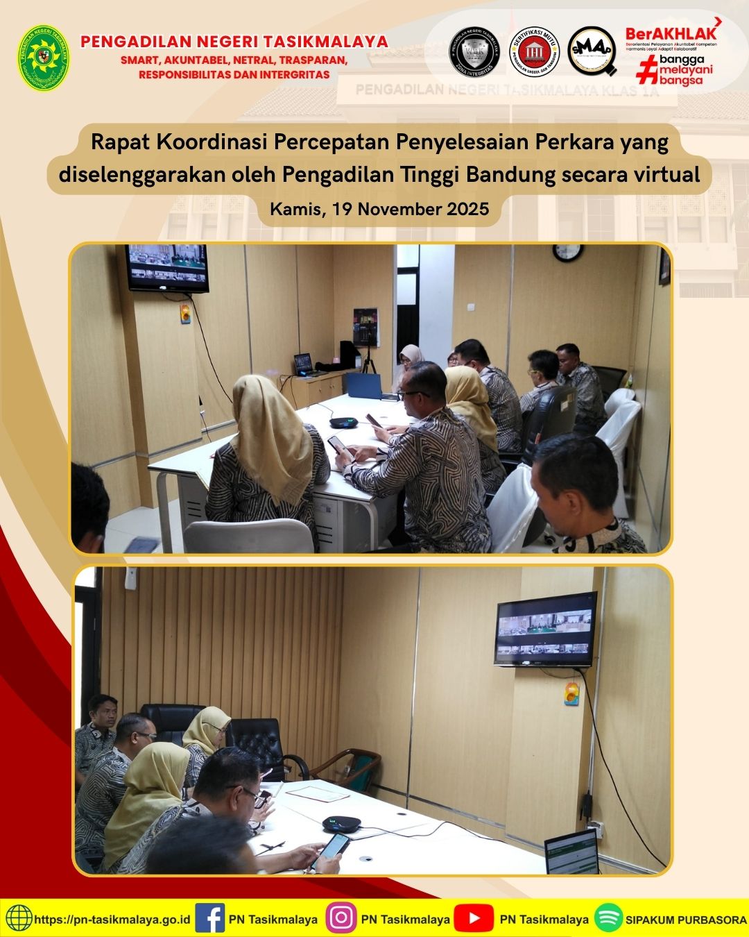 Rakor Percepatan Penyelesaian Perkara