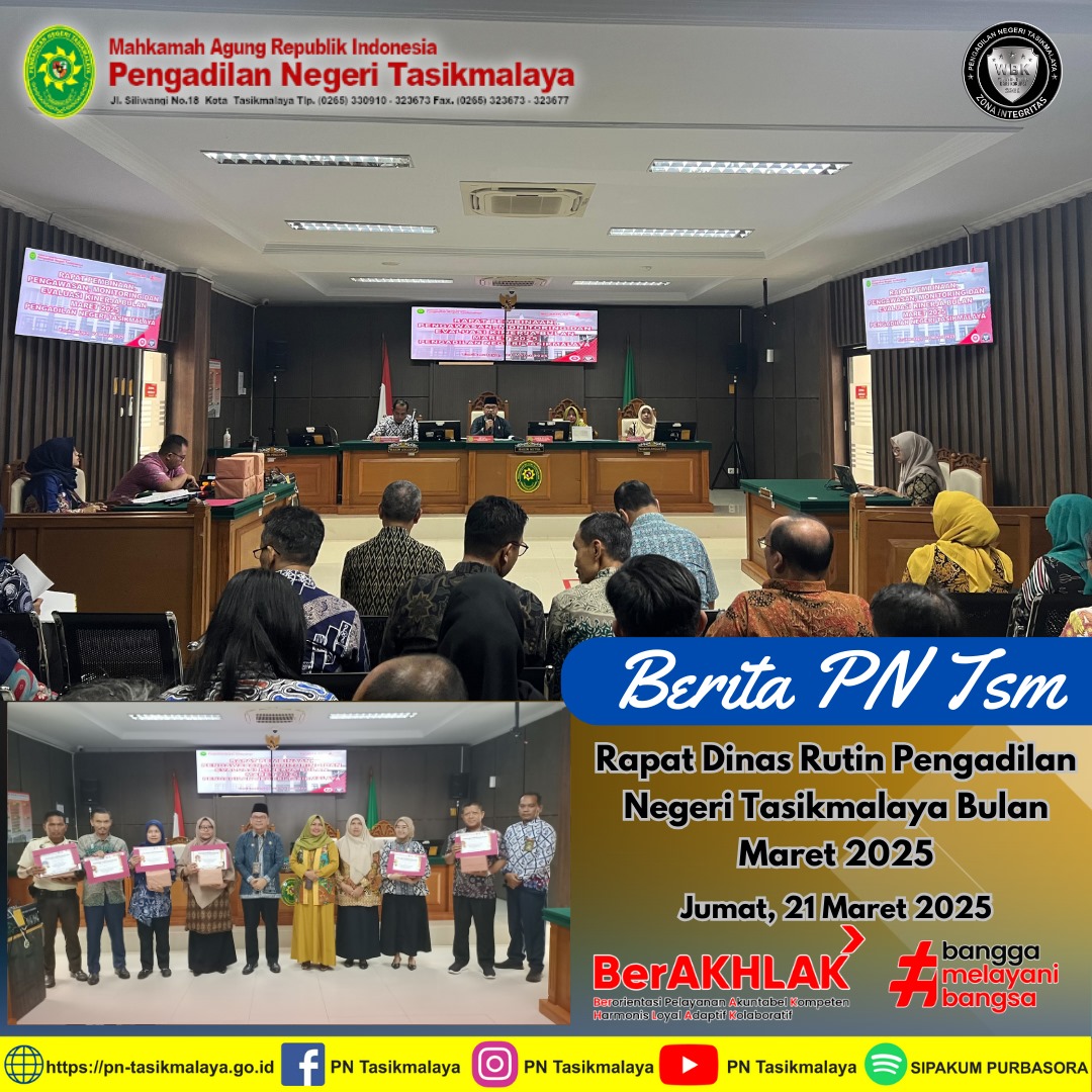 Rapat Dinas Maret 2025