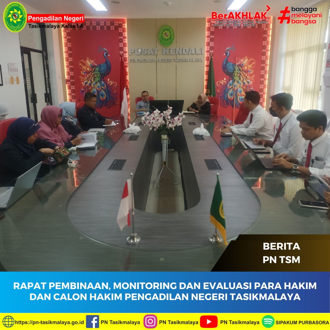 Rapat Pembinaan Hakim dan Calon Hakim