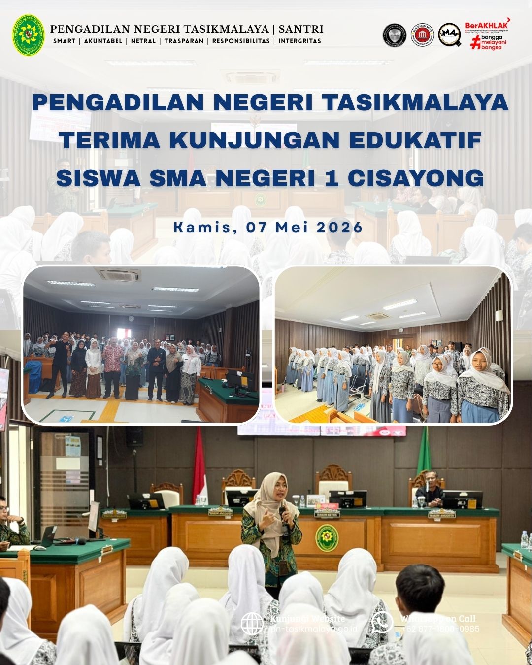 Kunjungan SMAN 1 Cisayong H1