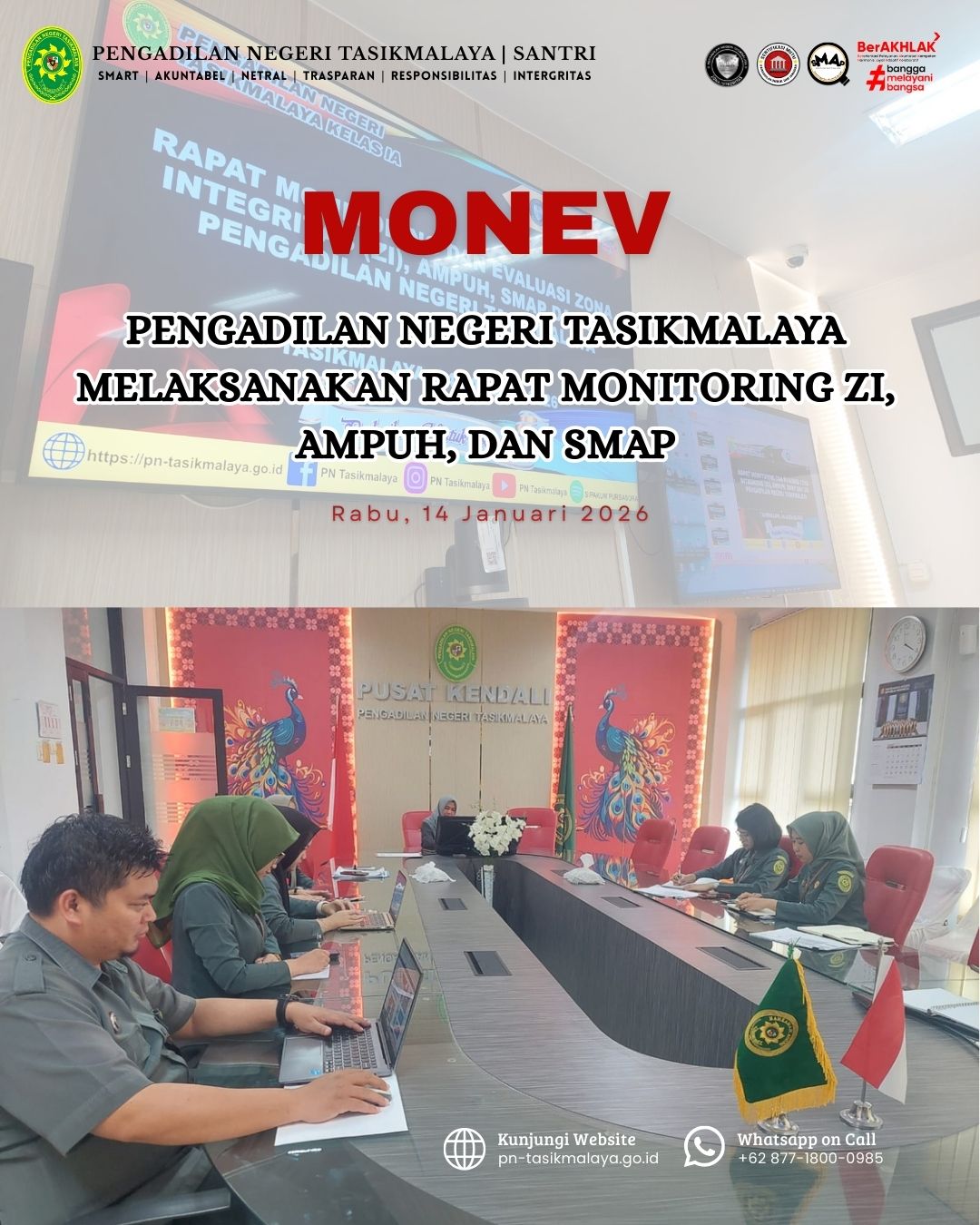 Monev ZI Ampuh SMAP