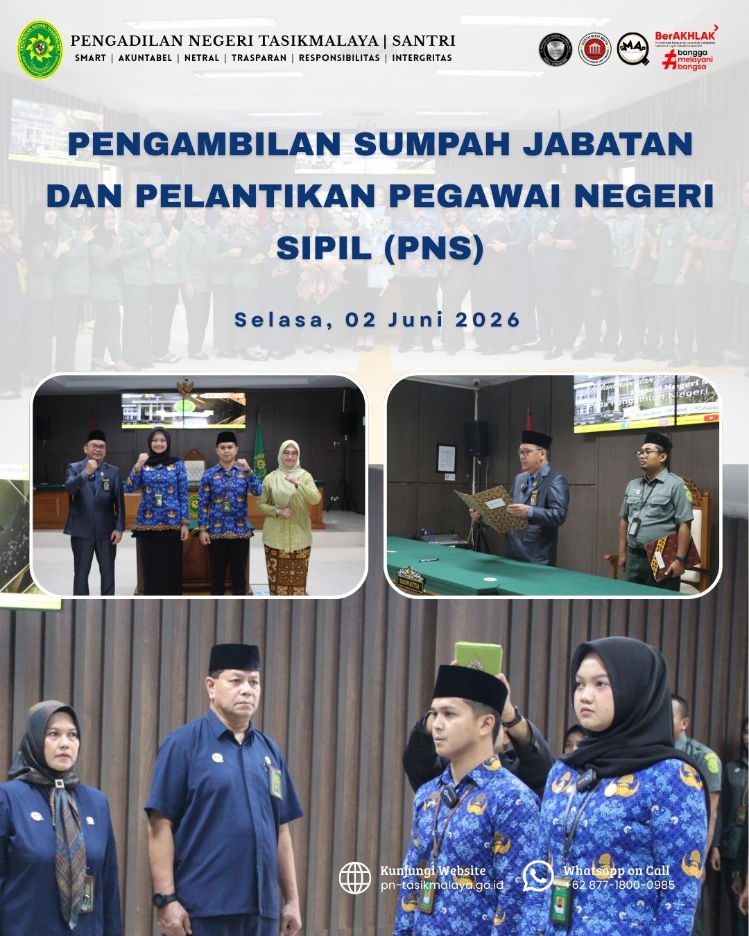 Pelantikan PNS 2026