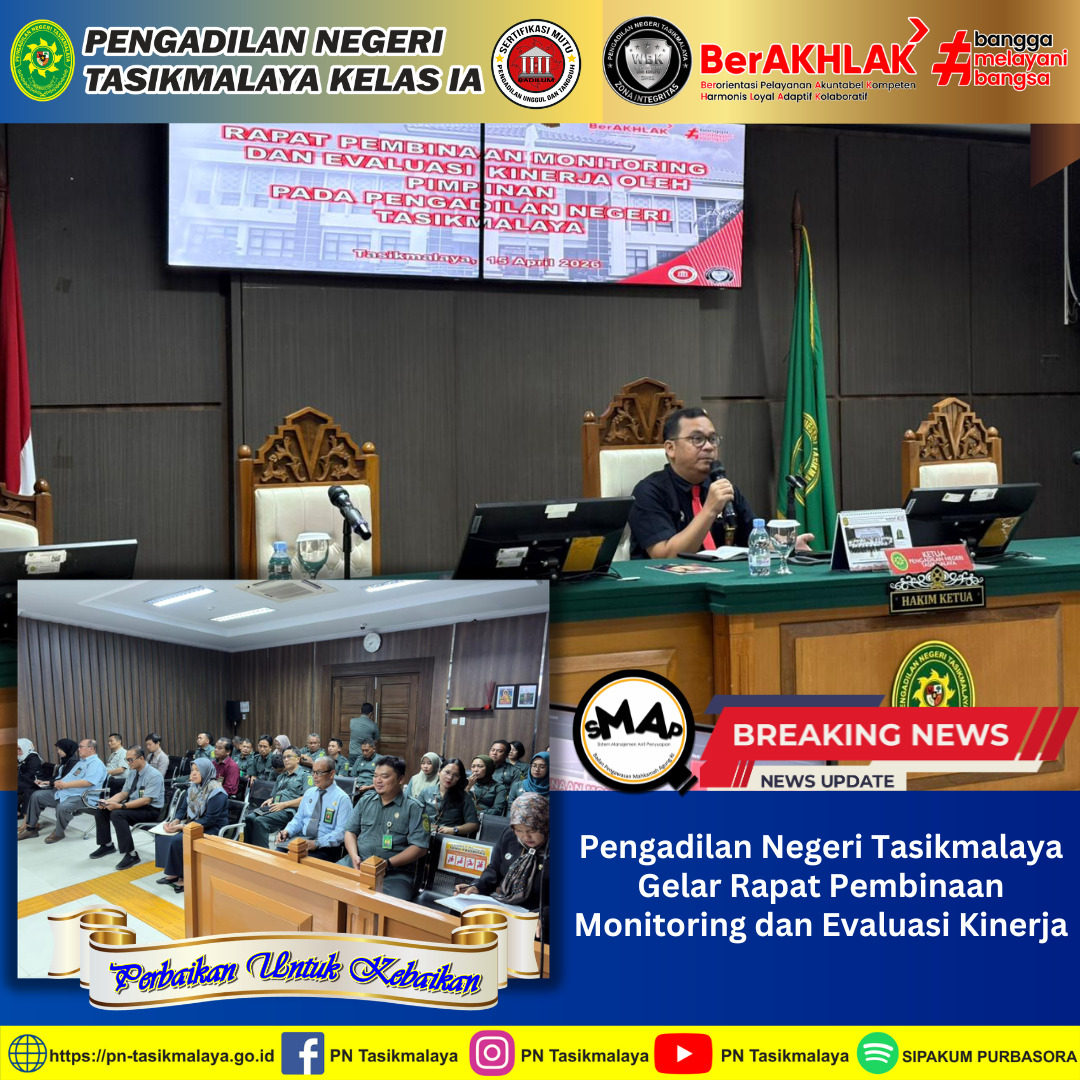 Pembinaan Bapak Ketua PN TSM