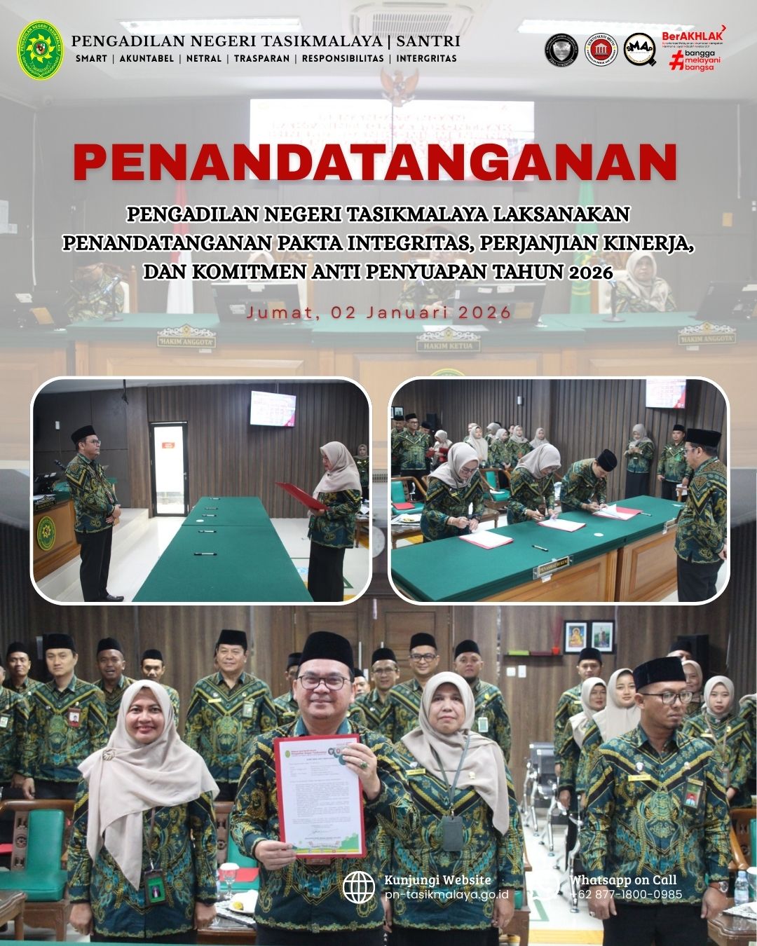 Penandatanganan Pakta Integritas 2026