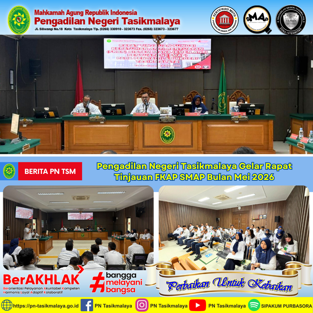 Rapat Tinjauan FKAP SMAP PN Tasikmalaya