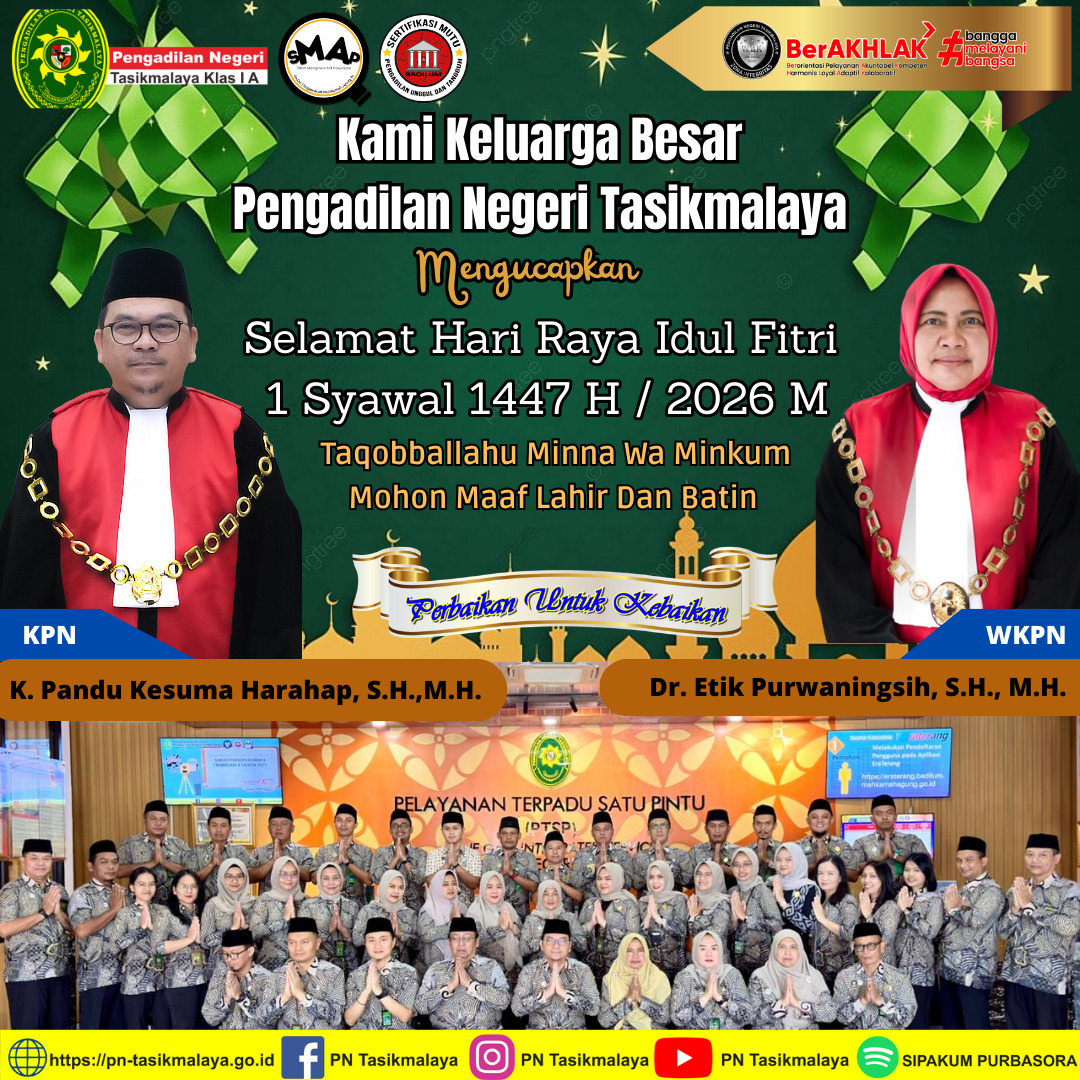 SELAMAT HARI RAYA IDUL FITRI PN TSM