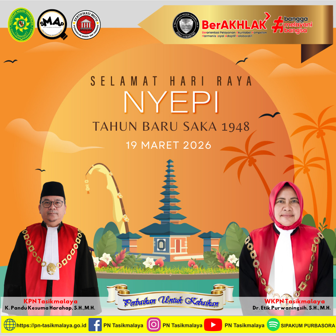 SELAMAT HARI RAYA NYEPI PN TSM 2026