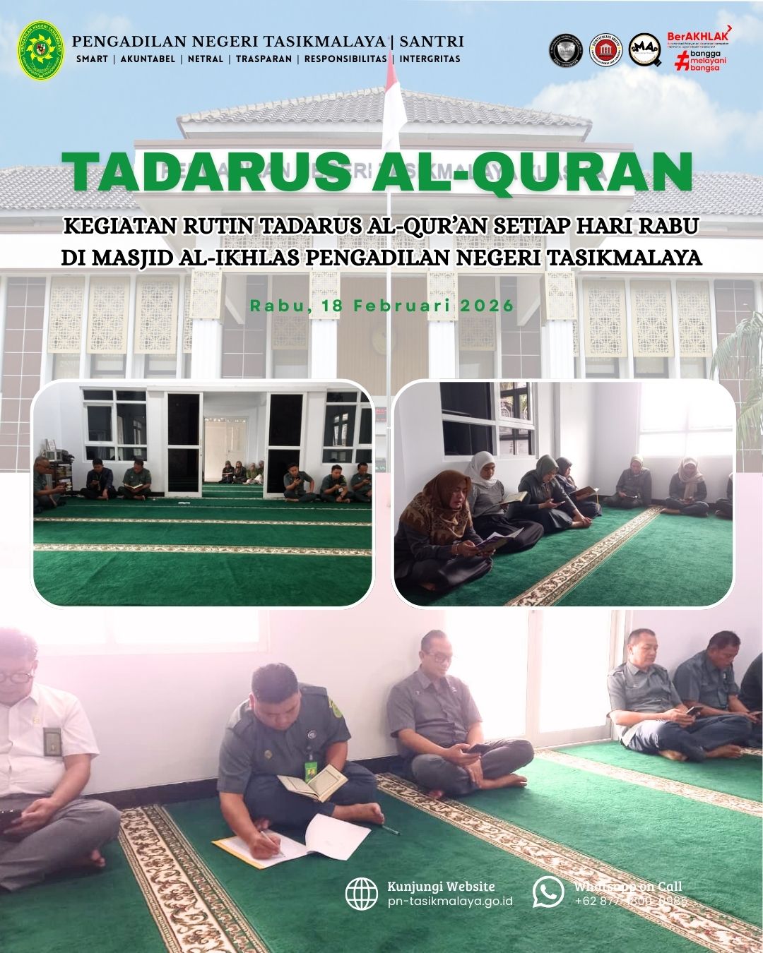 TEMPLATE TADARUS AL QURAN