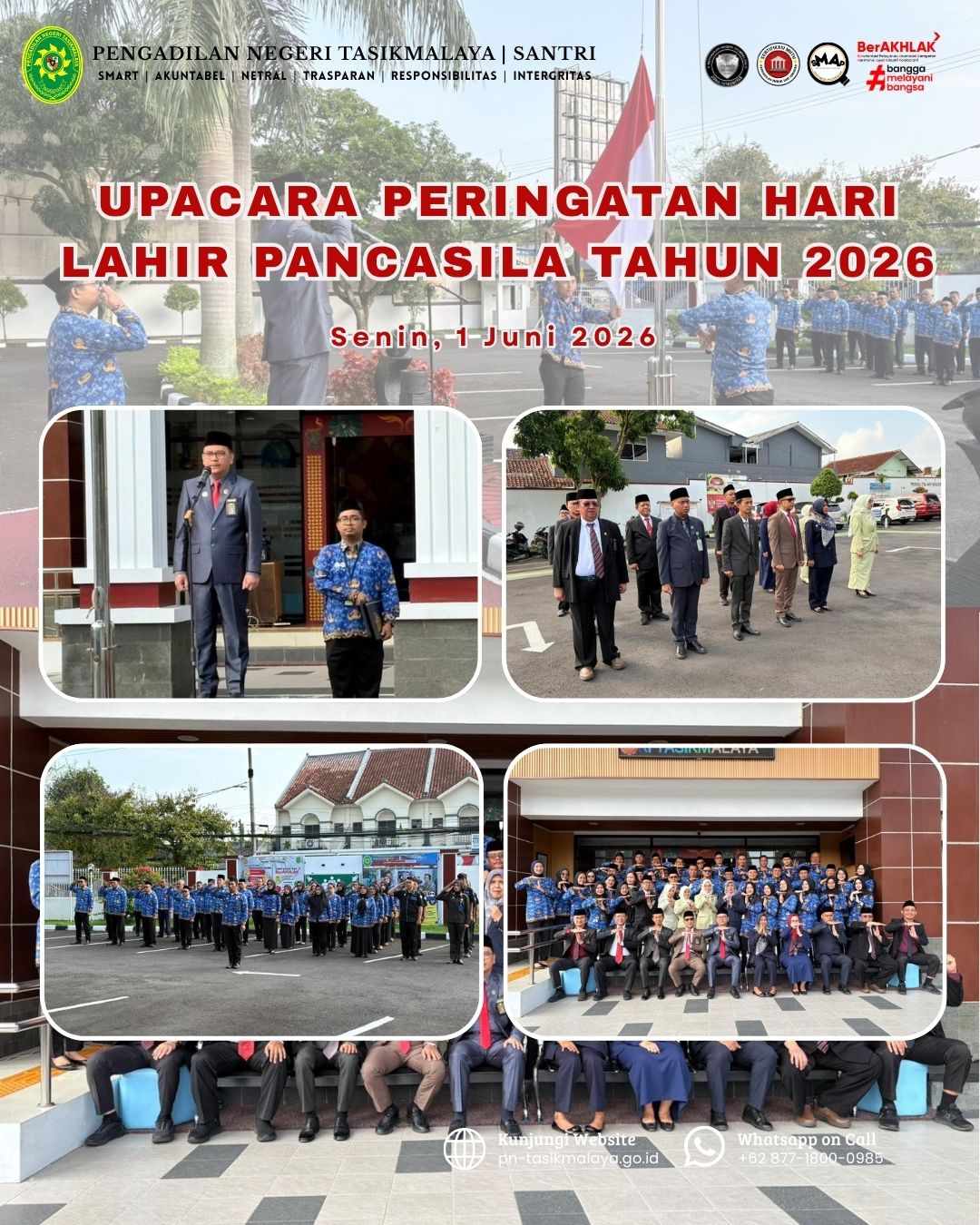 Upacara Harlah Pancasila 2026