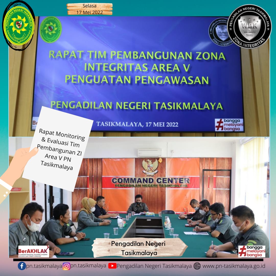 Rapat Monev Tim ZI AreaV 170522