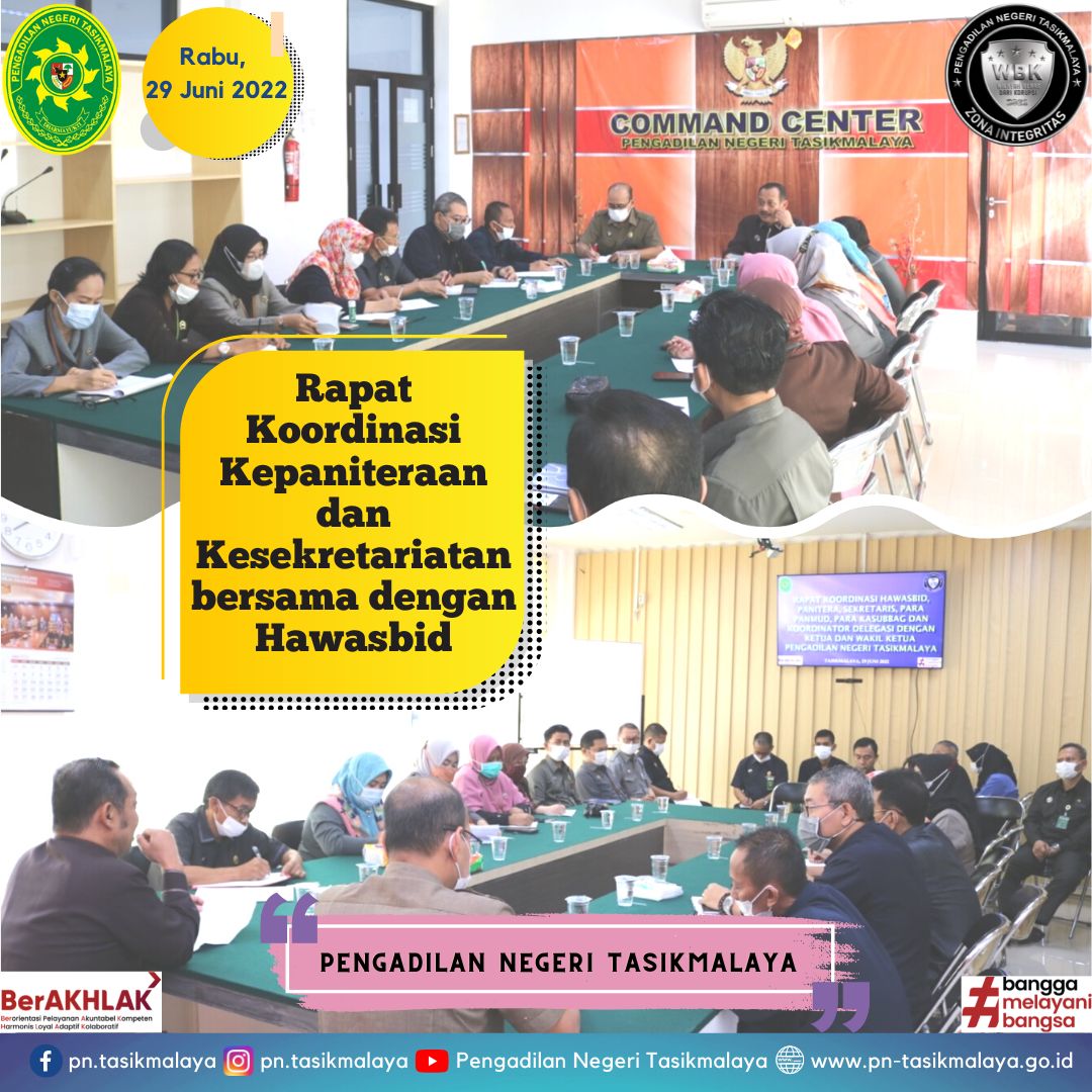 Rapat koordinasi 290622